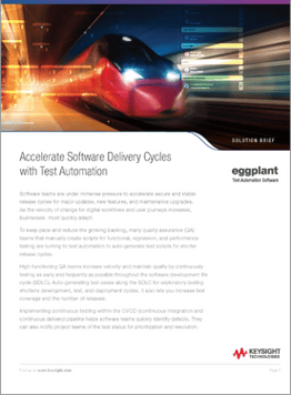 Accelerate Software Delivery with Test Automation cover