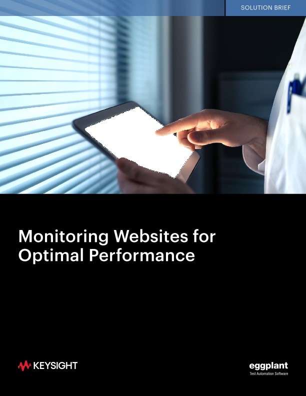 monitoring website for optimal performance ebook cover